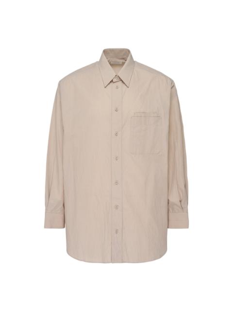 Lemaire Two Pocket Shirt Crepe Cotton