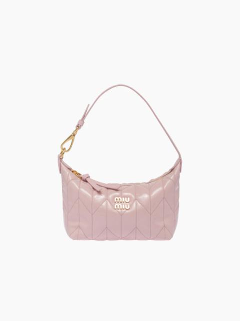 Miu Miu Miu Spirit matelassé patent leather mini-bag