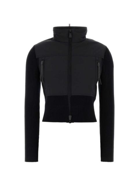 Moncler Grenoble panelled-knit cardigan