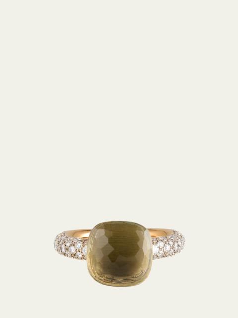 Pomellato Nudo Classic Ring in Prasiolite and Diamonds