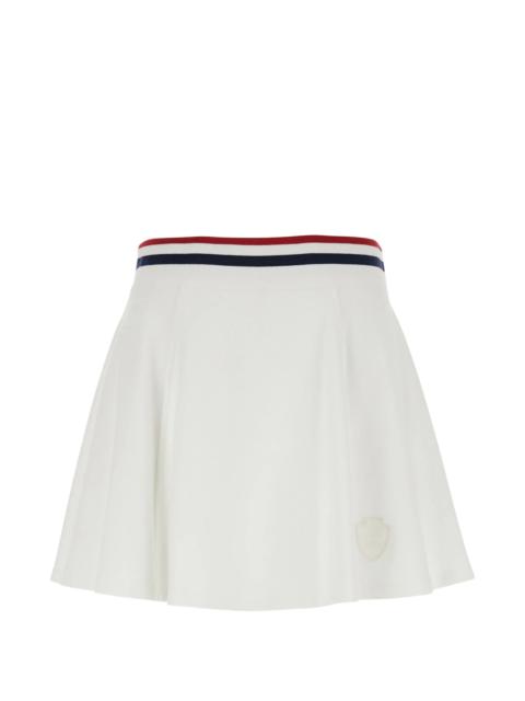 Brunello Cucinelli Brunello Cucinelli Striped-trim A-line Mini Skirt