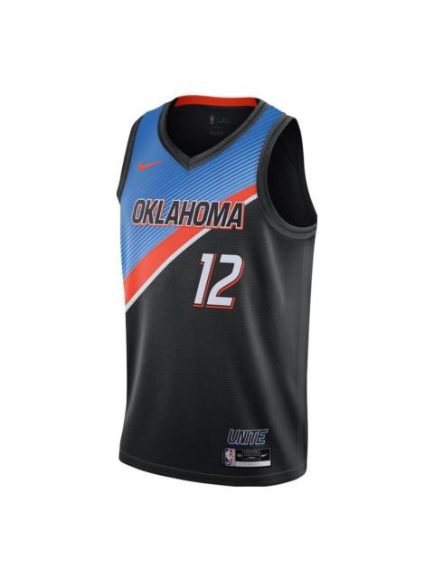 Nike Nike x NBA Oklahoma City Thunder City Edition Jersey 'Steven Adams 12' CN1753-010