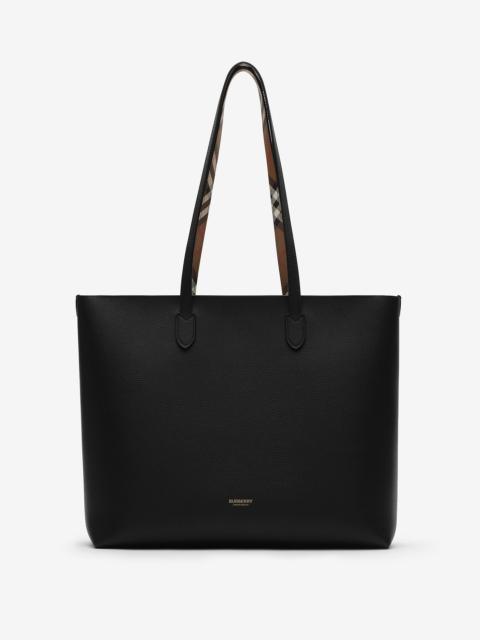 Burberry Medium Check-lined Tote