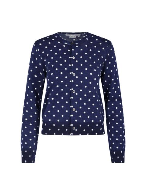 Comme des Garçons GIRL POLKA DOT CARDIGAN
