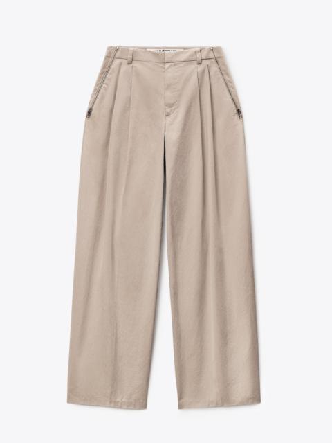 Alexander Wang SIDE ZIP MID-RISE TAILORED PANT