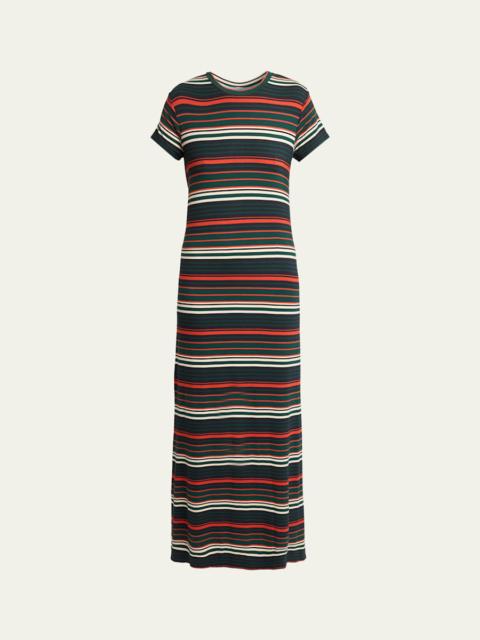 Proenza Schouler Noelle Striped Stretch Cotton Dress
