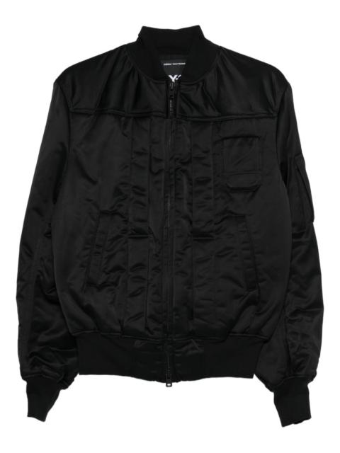Y-3 logo-print bomber jacket