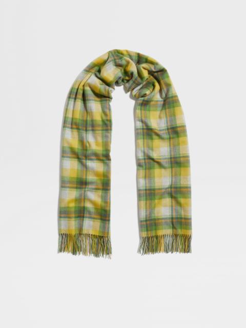 ZEGNA ZEGNA X THE ELDER STATESMAN PURE CASHMERE SCARF