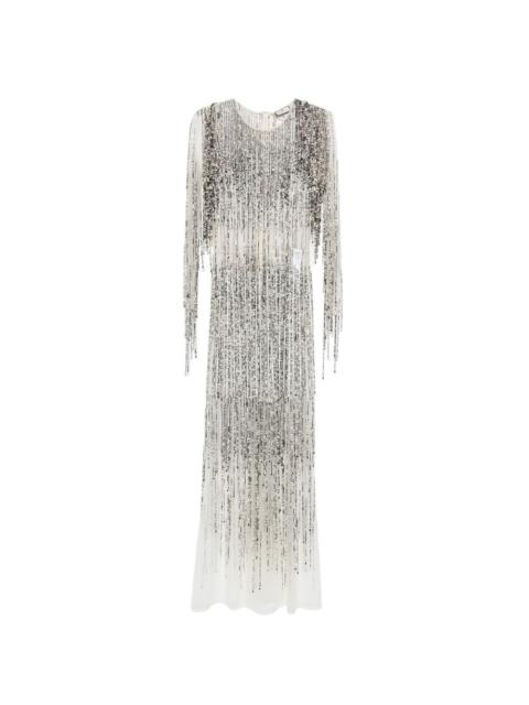 ELISABETTA FRANCHI embellished fitted waist dress