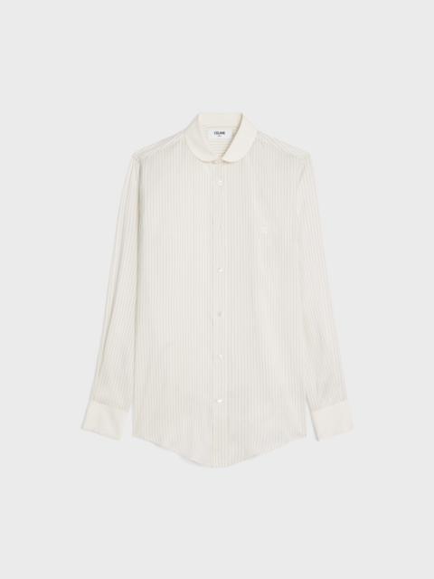 CELINE romy shirt in striped silk