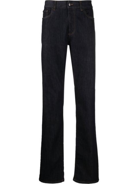 Canali mid-rise straight-leg jeans