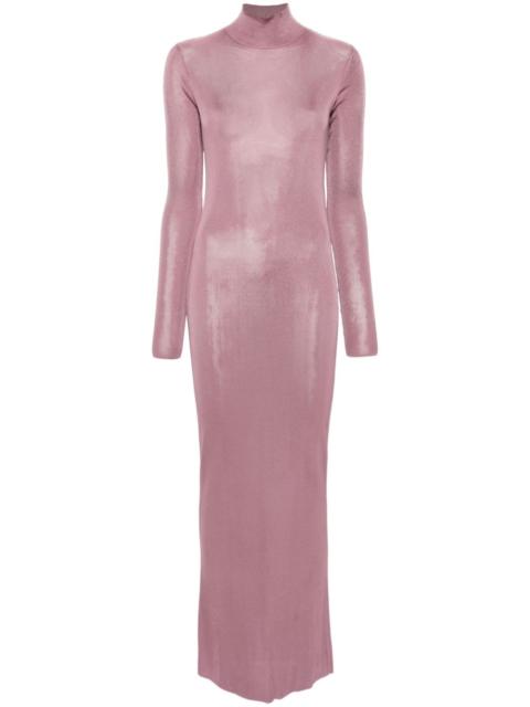 SAINT LAURENT long-sleeve maxi dress