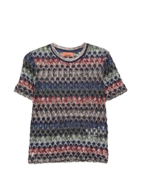 Missoni chevron-knit T-shirt