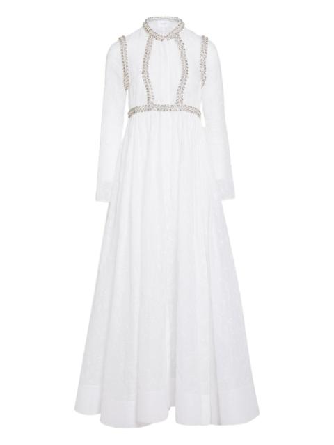 GIAMBATTISTA VALLI embellished long-sleeve maxi dress