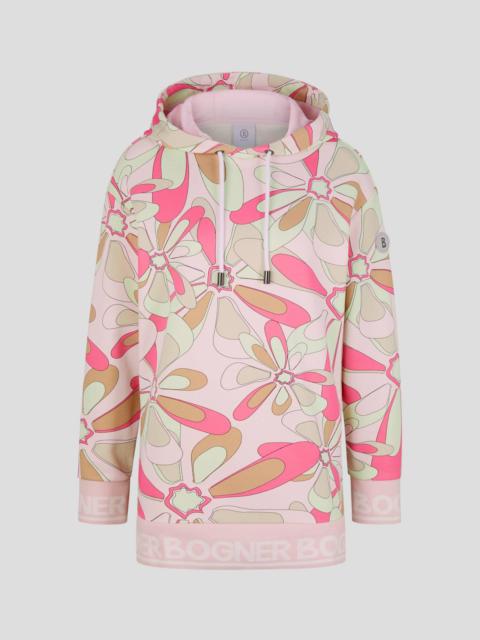 BOGNER TANITA HOODIE IN ROSE/PISTACHIO