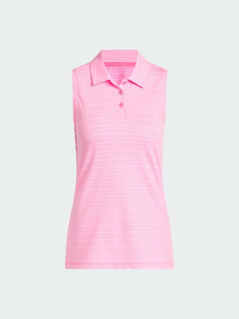 adidas ULTIMATE365 JACQUARD SLEEVELESS POLO Shirt