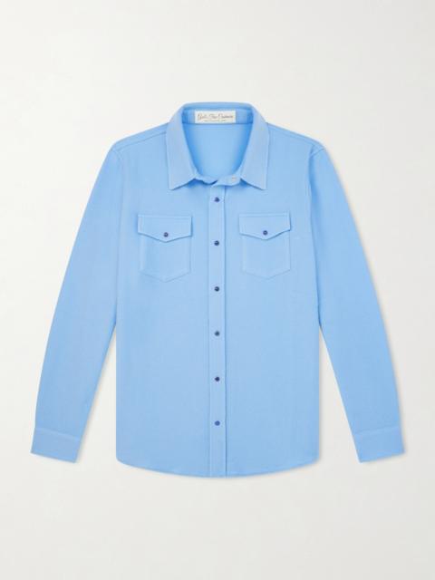 God’s True Cashmere Blue Lagoon Cashmere Shirt