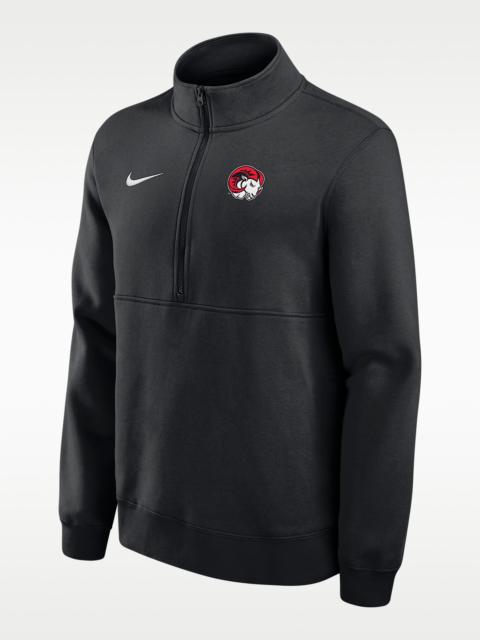 Nike Winston-Salem State Rams Club Men's Nike College Fleece Half-Zip Top