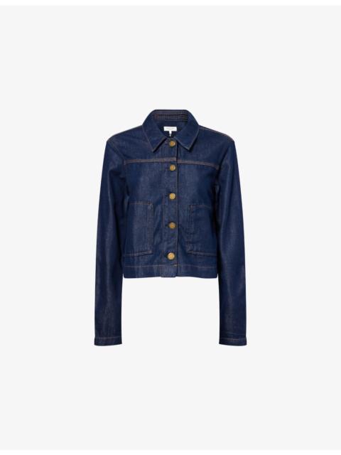 rag & bone Adrianna Boxy-Fit Denim Jacket
