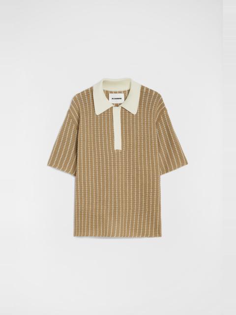 Jil Sander Cotton Knit Polo T-Shirt