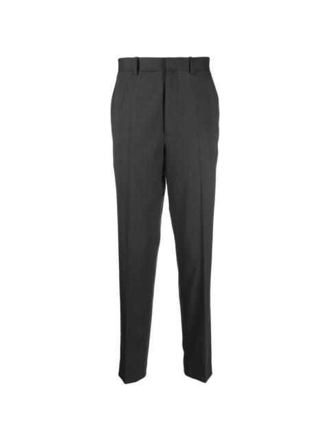 Theory gabardine-weave tapered-leg trousers