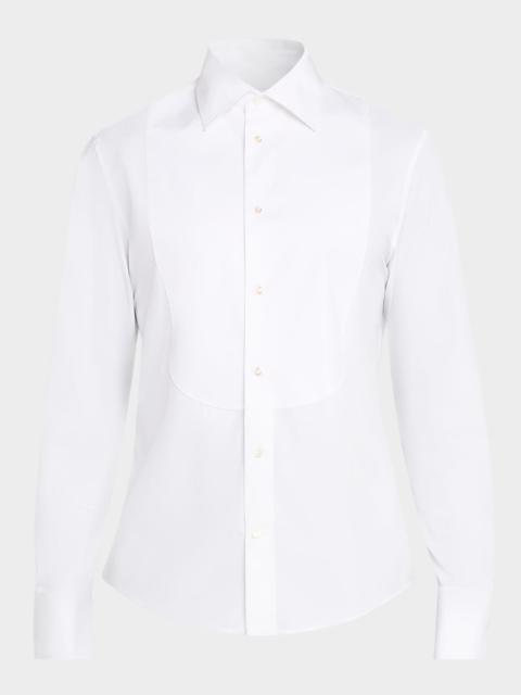 Burberry Men's Slim Fit Cotton Bib-Front Tuxedo Shirt