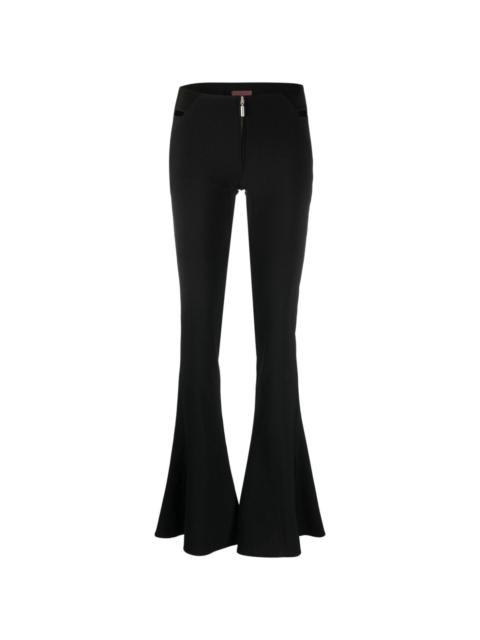 Jean Paul Gaultier cut-out flared trousers | REVERSIBLE