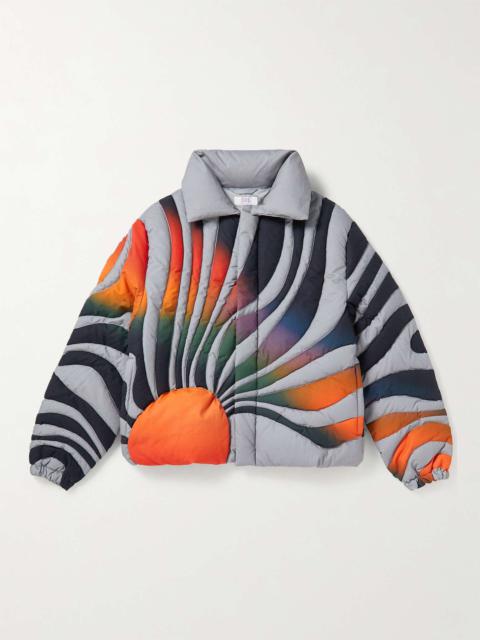 ERL Quilted Cotton Down Jacket