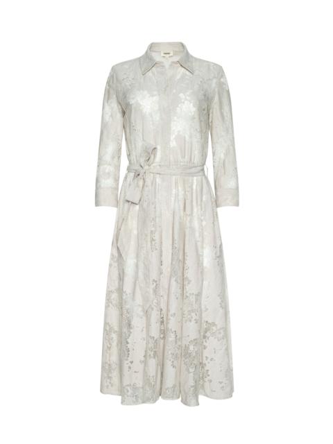 L'AGENCE Ralphie Lace Midi Dress