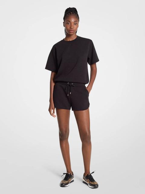 MICHAEL KORS Logo Jacquard Knit Shorts