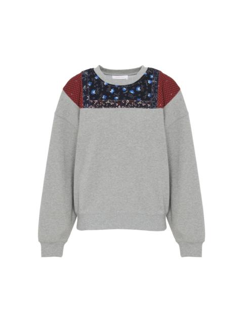 See by Chloé PATCHWORK SWEATSHIRT