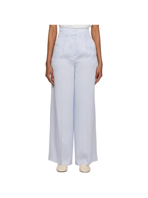 Elleme Blue Pleated Trousers