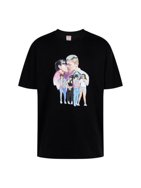 Kiss graphic-print T-shirt