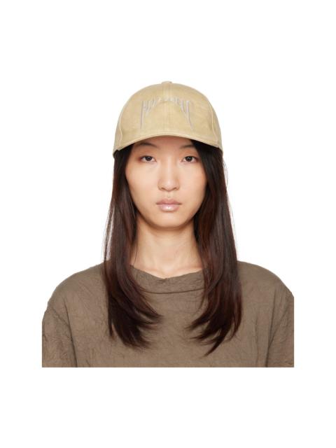 Rick Owens DRKSHDW Beige 'Hollywood' Baseball Cap