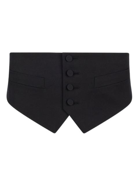 DSQUARED2 buttoned tux vest