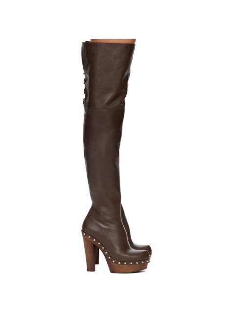 Chloé Brown Lola Over-The-Knee Boots