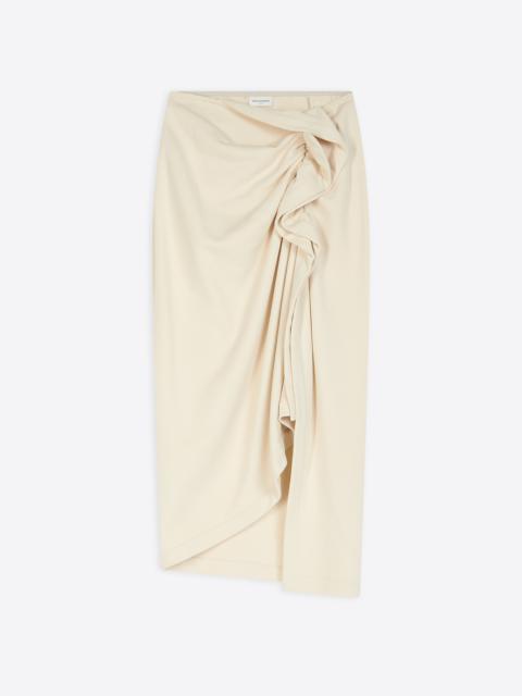 送関込【Dries Van Noten】Long draped skirt ドレープスカート Dries Van Noten LONG DRAPED SKIRT | REVERSIBLE