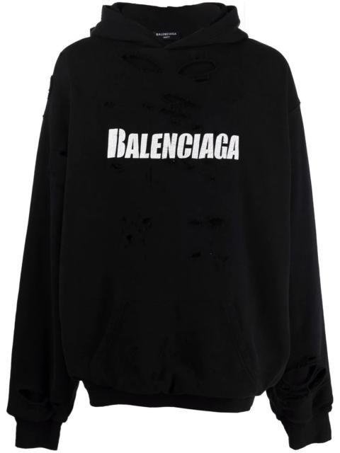 BALENCIAGA Destroyed 까마귀 에 검정