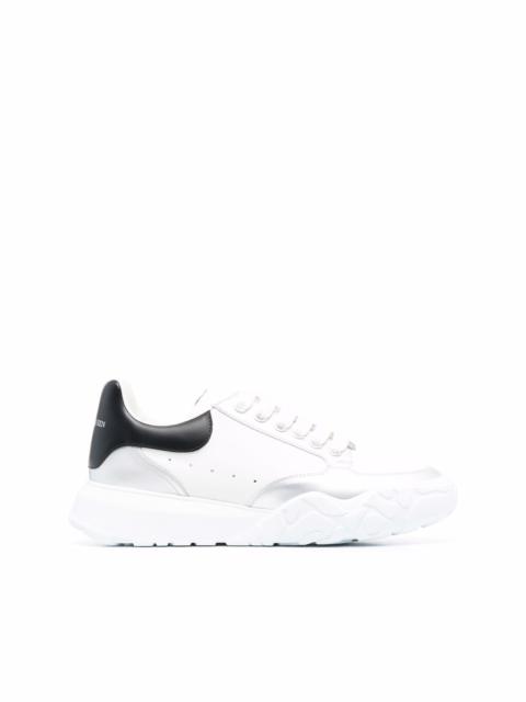Court panelled low-top sneakers