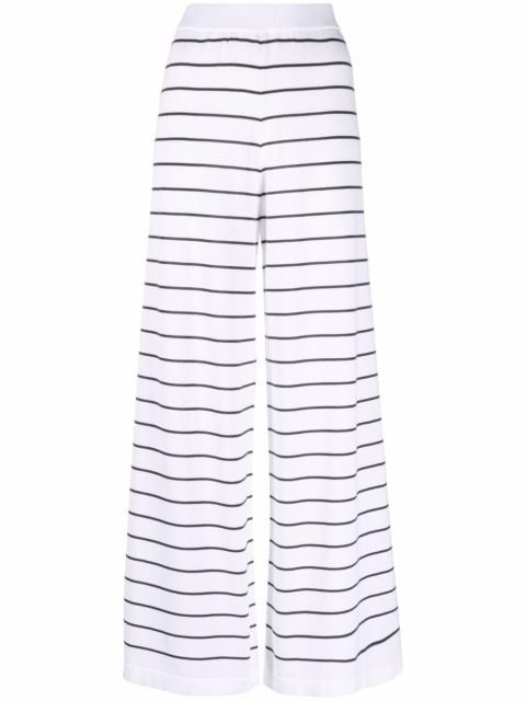 FABIANA FILIPPI stripe-print flared trousers