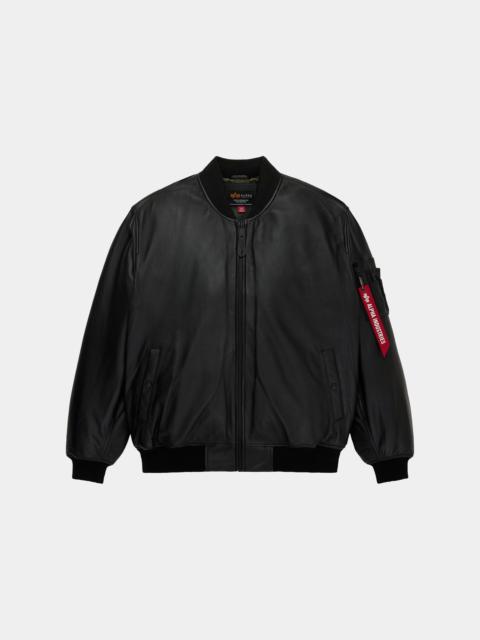 Nike LEATHER MA-1 FLIGHT JACKET