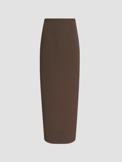 KHAITE Women's Winton Pencil Skirt - Clove