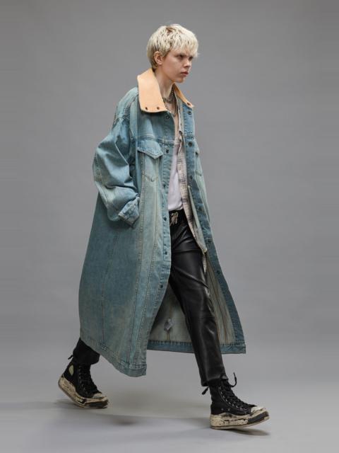 KAT TRUCKER COAT - CORBET BLUE