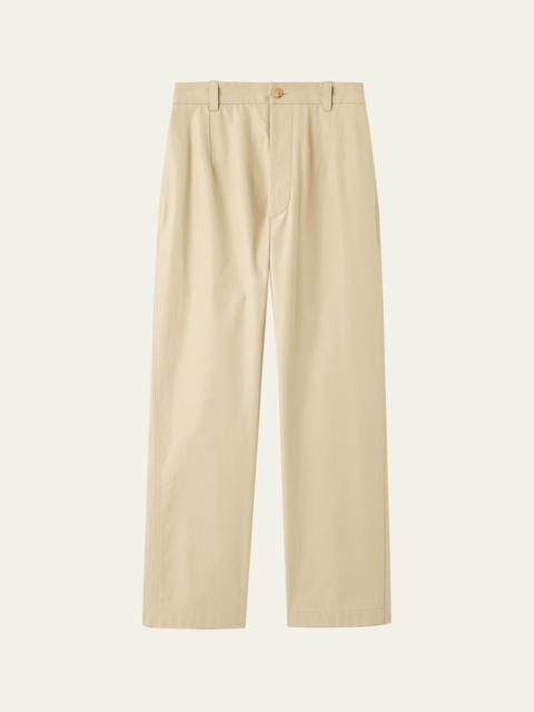 Loro Piana Men's Fuji Cotton Trouser Pants