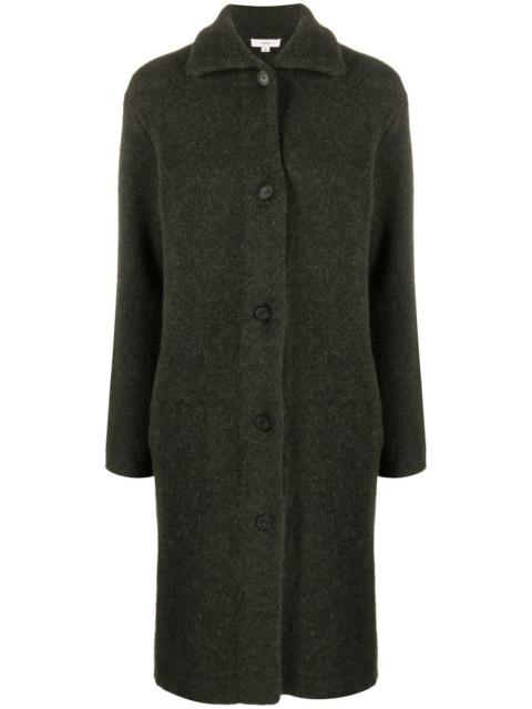 Vince single-breasted cardigan coat