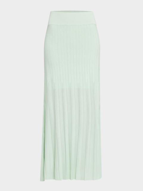 MARIA McMANUS Variegated Pleat Skirt
