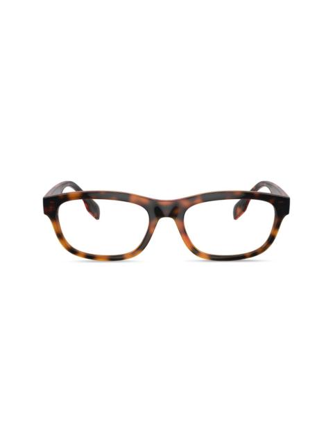 Burberry logo-print rectangle-frame glasses
