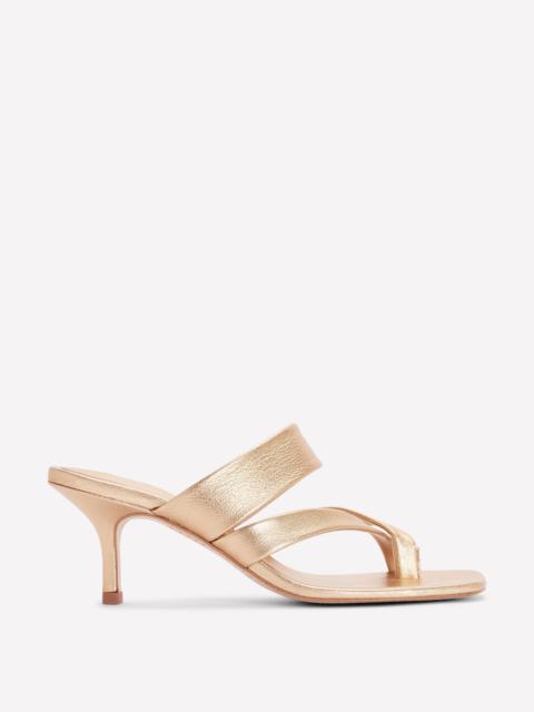 BODEN Toe Post Kitten Heels-Gold