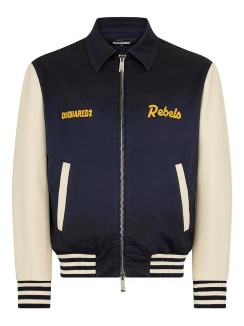 DSQUARED2 zip-fastening bomber jacket