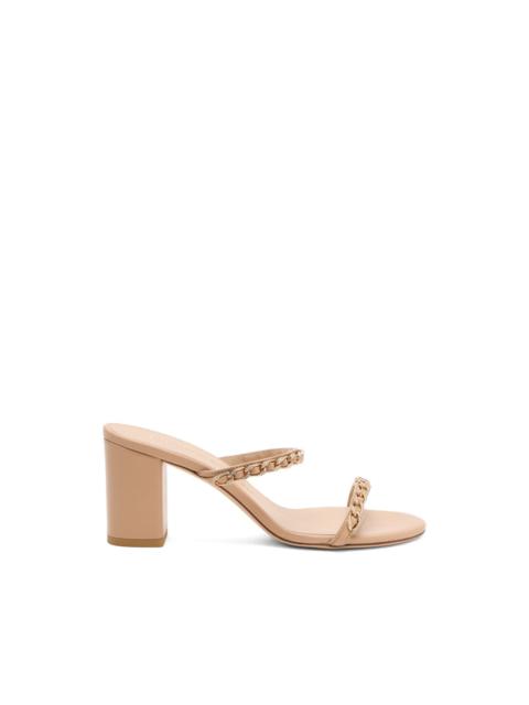 Stuart Weitzman Soluxe crystal-chain strap sandals